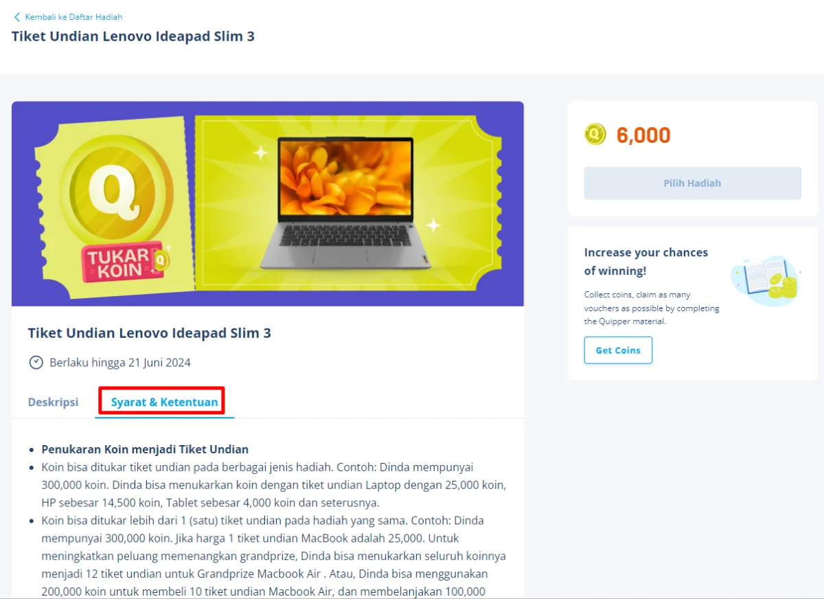 Hadiah Impianmu Tinggal Selangkah Lagi – Yuk Tukar Koinmu!